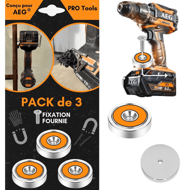 Support Magnétique AEG (lot de 3)
