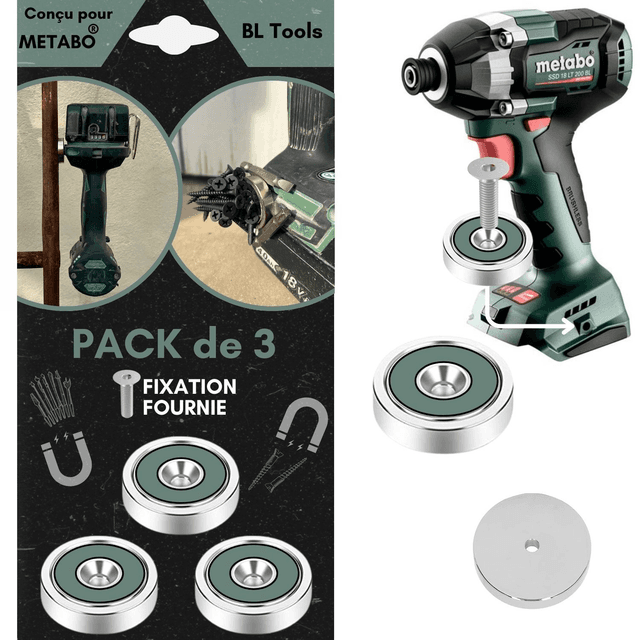Support Magnétique METABO (lot de 3)