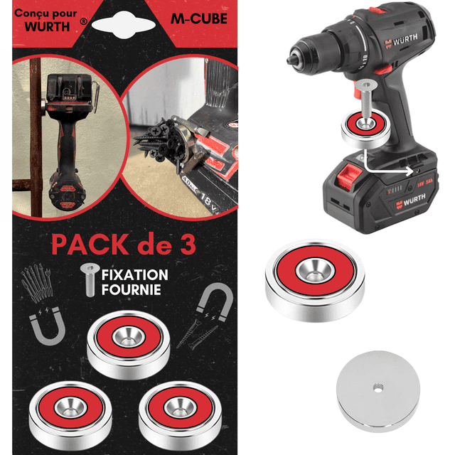 Support Magnétique WURTH (lot de 3)